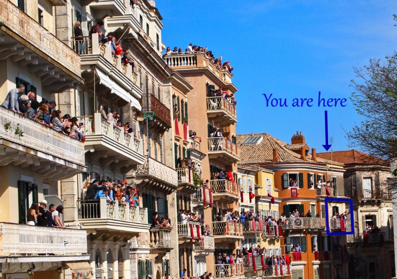 Ideally Situated Corfu Old Town Apartment Bagian luar foto